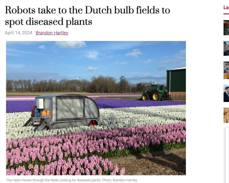 DutchNews coverage of H2L robots