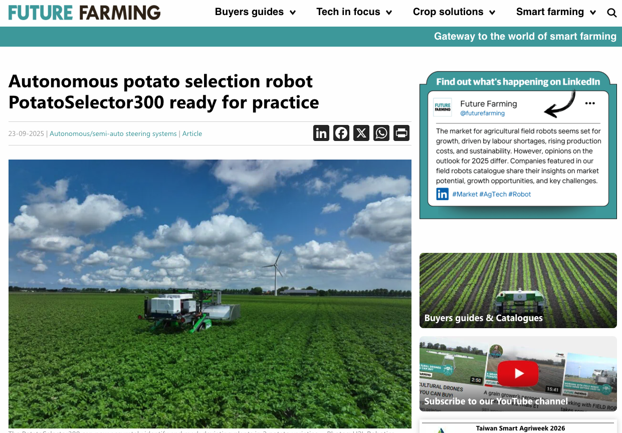 Future Farming Kverneland partnership article